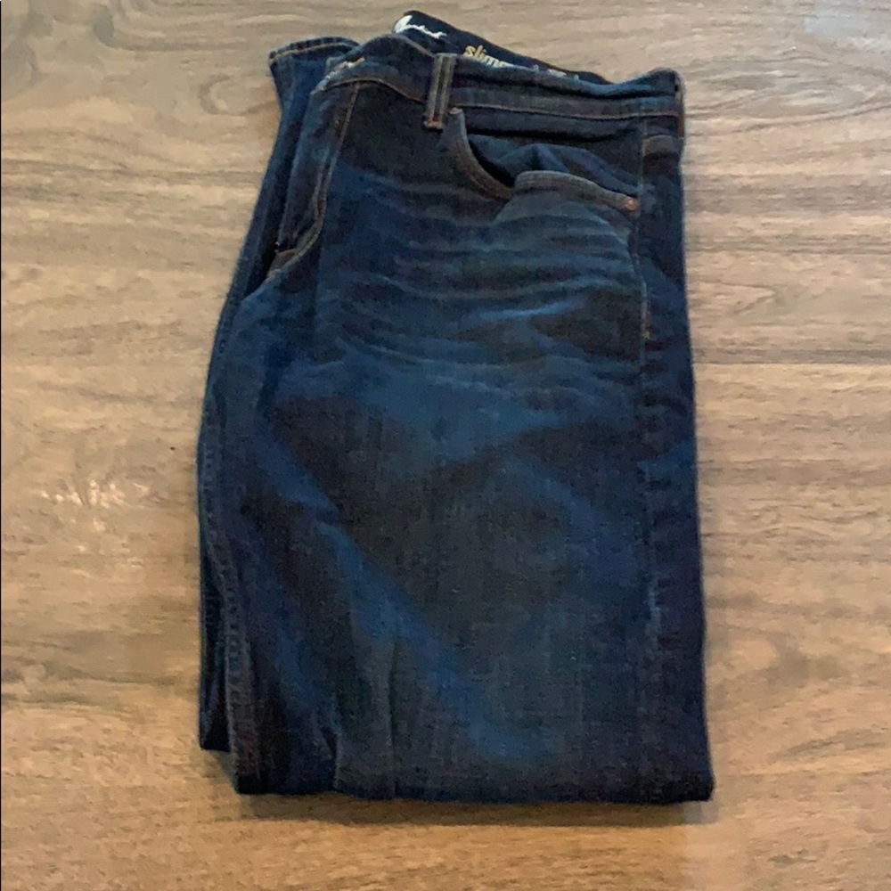 Slimmy dark wash size 36